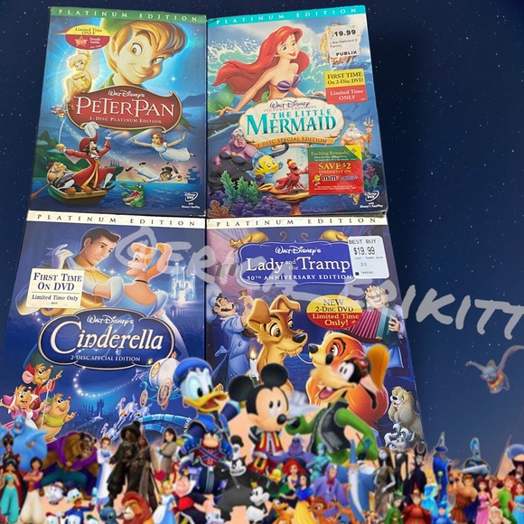 Disney Media Disney 2 Disc Platinum Edition Disney Classics Dvd Lot